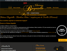 Tablet Screenshot of chateau-bagatelle.com